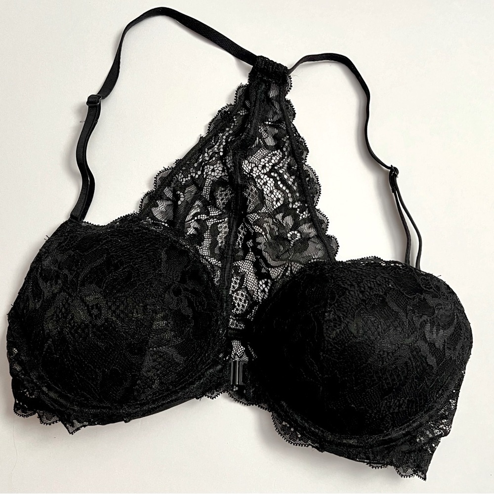 PINK Victoria’s Secret Date Racerback Lace Bra 34C